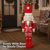 Sunnydaze 3ft Matthias The Prince Nutcracker Christmas Decoration – Polyresin Indoor or Outdoor Nutcracker Statue(1)