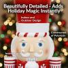 Sunnydaze 3ft Matthias The Prince Nutcracker Christmas Decoration – Polyresin Indoor or Outdoor Nutcracker Statue(1)