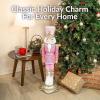 Sunnydaze 3ft Matthias The Prince Nutcracker Christmas Decoration – Polyresin Indoor or Outdoor Nutcracker Statue(2)