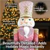 Sunnydaze 3ft Matthias The Prince Nutcracker Christmas Decoration – Polyresin Indoor or Outdoor Nutcracker Statue(2)