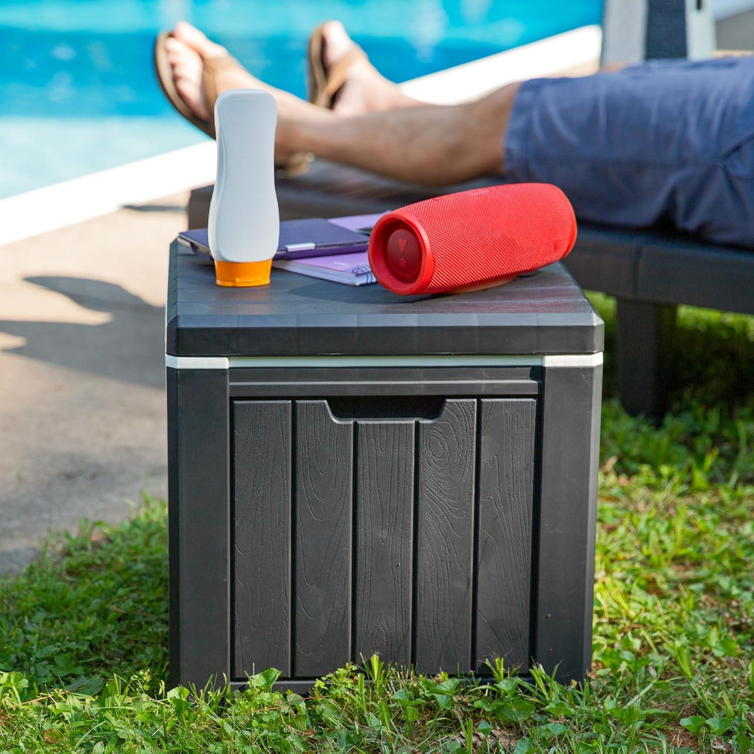 image:imageSunnydaze 9Gallon Outdoor Beverage Cooler Insulated Ice Chest Holds 40 12Ounce Cans Black