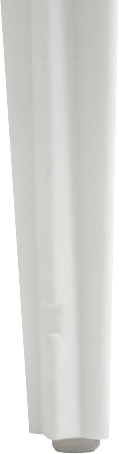 image:imageSunnydaze Plastic Outdoor Dining Chair Matisse Polypropylene AllWeather Patio Chair for The Kitchen Porch or Deck WhiteWhite