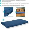 Sunnydaze 41-Inch x 18-Inch Weather-Resistant Indoor/Outdoor Bench Cushion – Blue(Blue)