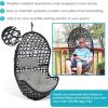 Sunnydaze Cordelia Egg Chair with Cushions -Resin Wicker Hanging Chair with 265-Pound Weight Capacity – Hanging Swing Includes Gray Polyester Cushion and Headrest(Gray Cushions)