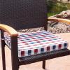 Sunnydaze Square Indoor/Outdoor Seat Cushions with Ties – Set of Two 17-Inch Square Chair Pads – Fits a Variety of Dining and Patio Chairs – Perfect for the Kitchen or Deck – Americano(Americano)