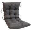 Sunnydaze Outdoor Egg Chair Cushion Replacement – Cozy Polypropylene Fill – for Patio, Backyard, or Front Porch – Gray(Gray)