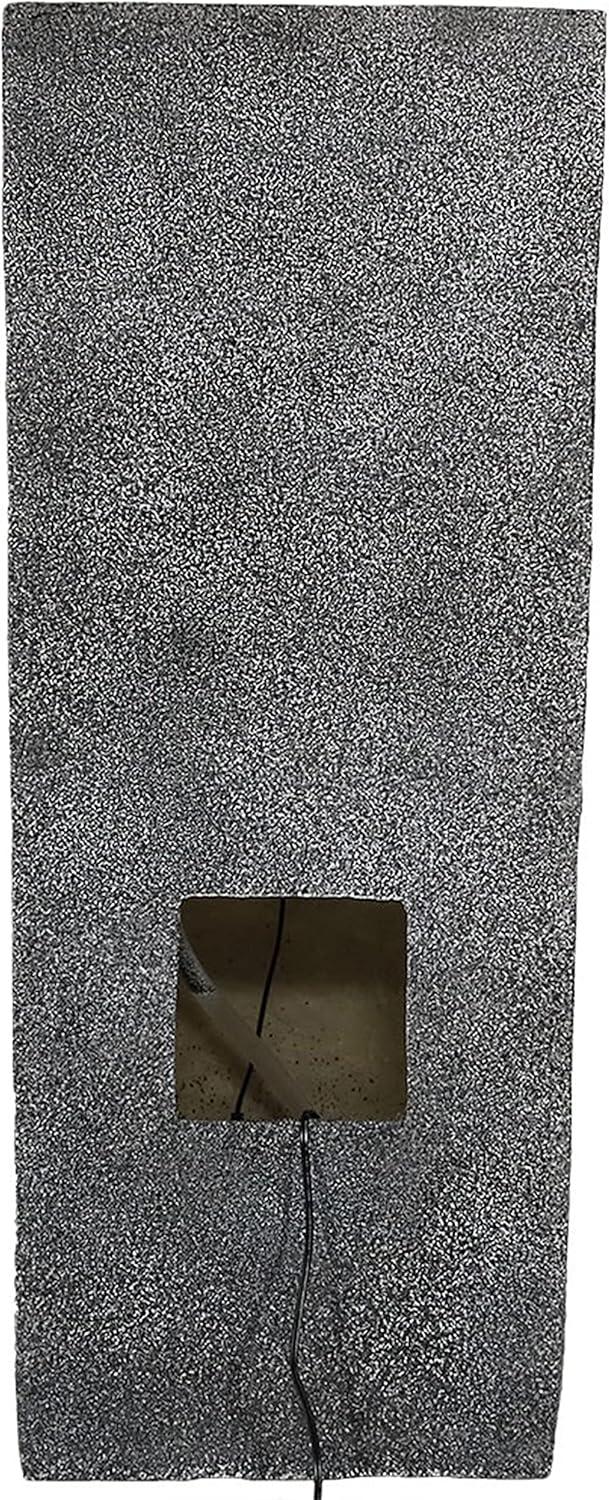 image:imageSunnydaze Three Stream Monterno 35Inch Outdoor Water Fountain with LED Lights Resin Electric Submersible Pump