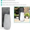 Sunnydaze Three Stream Monterno 35-Inch Outdoor Water Fountain with LED Lights – Resin – Electric Submersible Pump
