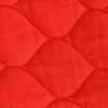 Sunnydaze Quilted Fabric Double Hammock with 12-Foot Stand – 400-Pound Capacity – Black Stand – Red(Red)