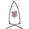 Sunnydaze Steel Hammock Chair X-Stand – 250-Pound Capacity – for Indoor or Outdoor Use – Black Powder-Coated Finish