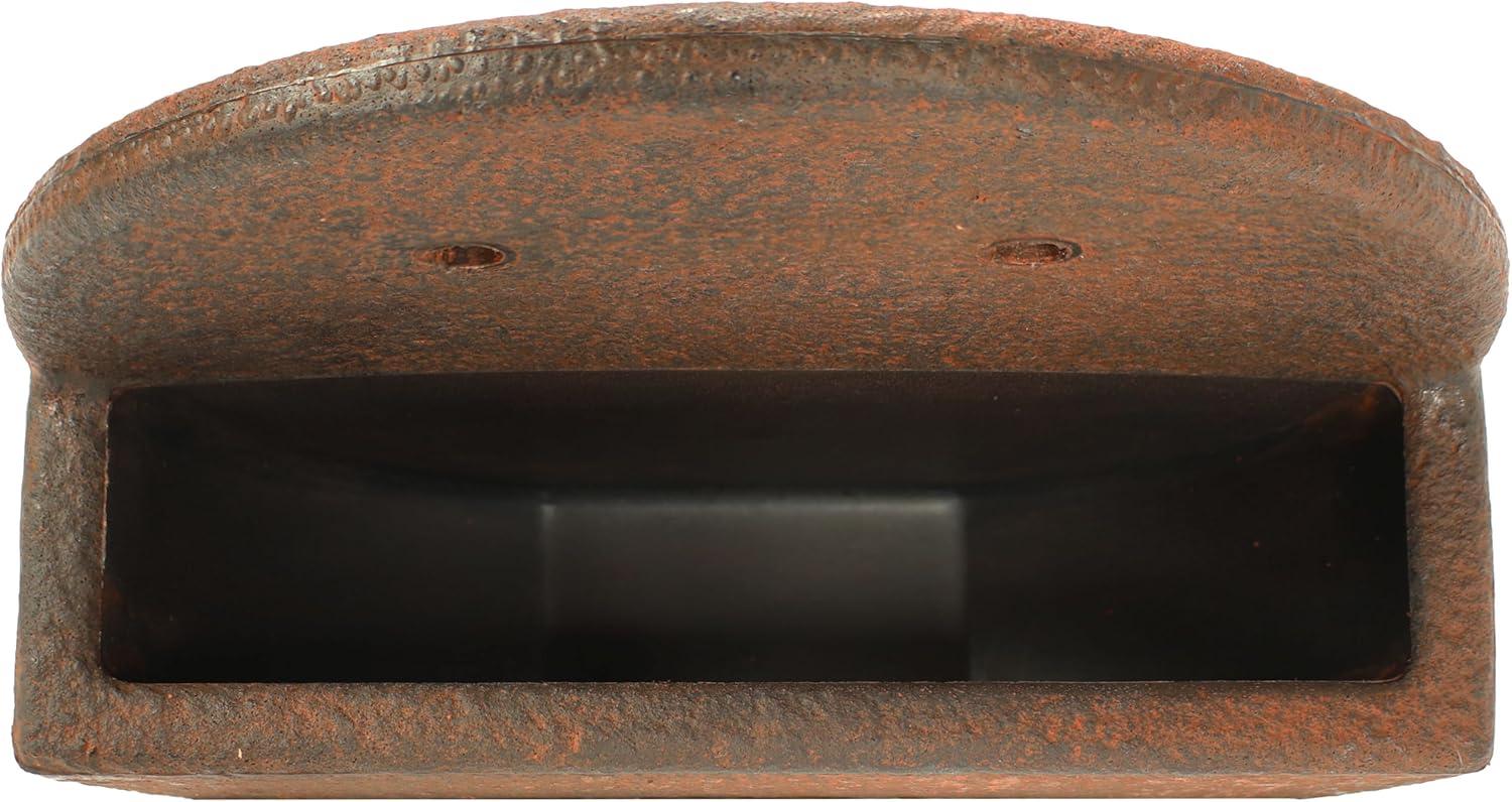 image:imageSunnydaze 12 Round Wall Planter Polyresin WallHanging Flower Pot for Indoor or Outdoor Use Dark Brown Set of 21