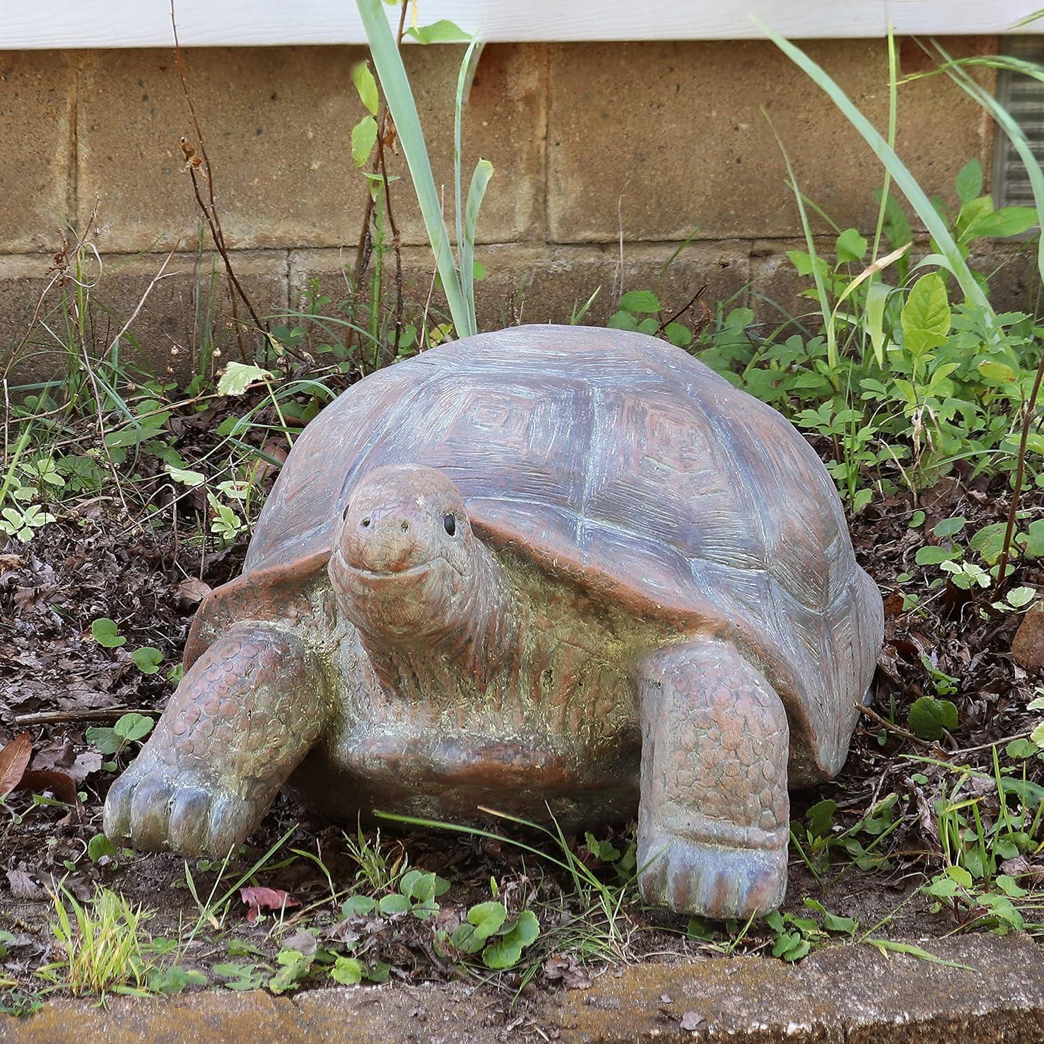 image:imageSunnydaze Tanya the Garden Turtle Statue Turtle Garden Decor for Yard Lawn Patio Dcor 20 x 12 Durable PolyConcrete Gift IdeaTalia 29 in