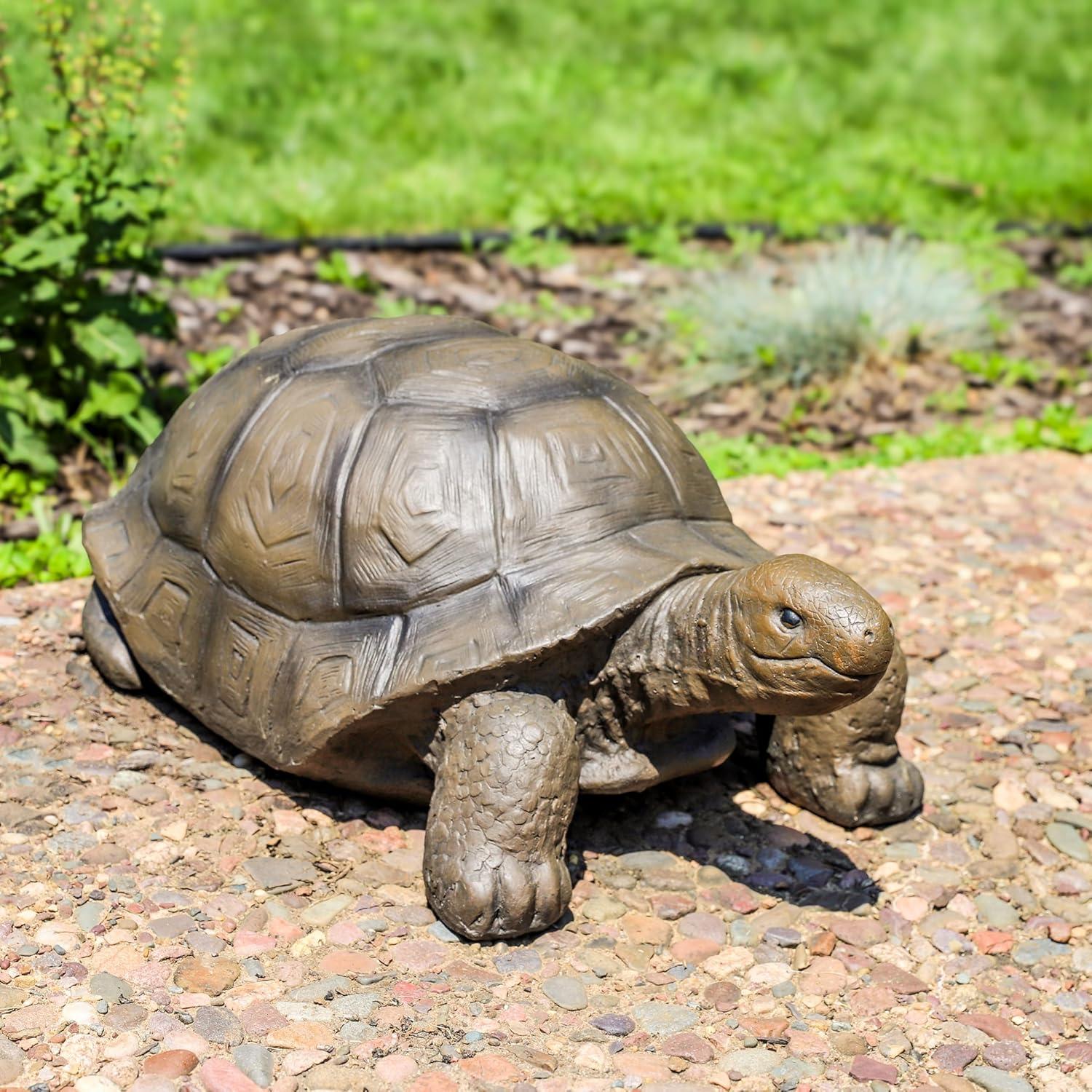 image:imageSunnydaze Tanya the Garden Turtle Statue Turtle Garden Decor for Yard Lawn Patio Dcor 20 x 12 Durable PolyConcrete Gift IdeaTalia 29 in