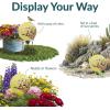 Sunnydaze 10-Inch Gazing Ball for Garden – Glass Gazing Globe for Outside – Garden Orb Yard Decor, Great for Outdoor Enthusiasts – Primary Color Burst(Bright Summer Burst)