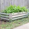 Sunnydaze 48-Inch Galvanized Steel Raised Garden Beds – Rectangle Planter for Vegetables and Flowers – Brown – Set of 2(Silver)