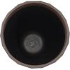 Sunnydaze Pebbled Polyresin Round Outdoor Planter – 15.75″ Flower Pot for Indoor or Outdoor Use – Dark Brown – Set of 4(2)