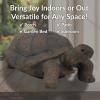 Sunnydaze Tanya the Garden Turtle Statue – Turtle Garden Decor for Yard, Lawn, Patio Décor – 20″ x 12″ Durable Poly-Concrete – Gift Idea(Todd – 30 in)