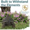 Sunnydaze Tanya the Garden Turtle Statue – Turtle Garden Decor for Yard, Lawn, Patio Décor – 20″ x 12″ Durable Poly-Concrete – Gift Idea(Todd – 30 in)