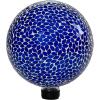 Sunnydaze 10-Inch Gazing Ball for Garden – Glass Gazing Globe for Outside – Outdoor Garden Orb for Backyard or Front Lawn Decor – Lavender – Set of 2(Lavender)