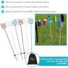 Sunnydaze Outdoor Cup Holders for Yard – Heavy-Duty Outdoor Drink Holder Stakes – Set of 36 – Patriotic Red, White, and Blue(Patriotic)