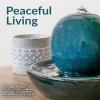 Sunnydaze Tabletop Ceramic Tabletop Fountain with Orb – Relaxing Indoor Fountain for Meditation – for Office, Bedroom, or Living Room – White – Set of 4(Teal)