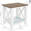 Sunnydaze 17” Freestanding Shower Caddy – Water-Resistant Shower Bench – Bathroom Bench with Storage Shelf and Leveling Feet
